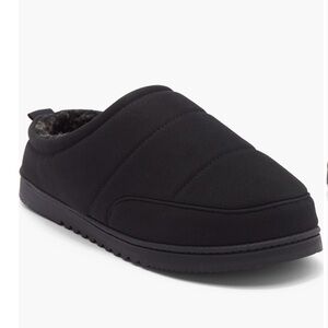 Nordstrom Charcoal Fleece Slippers